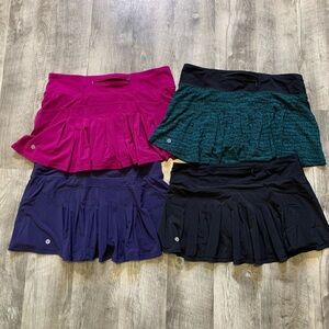 Lululemon Circuit Breaker skirts sz 10